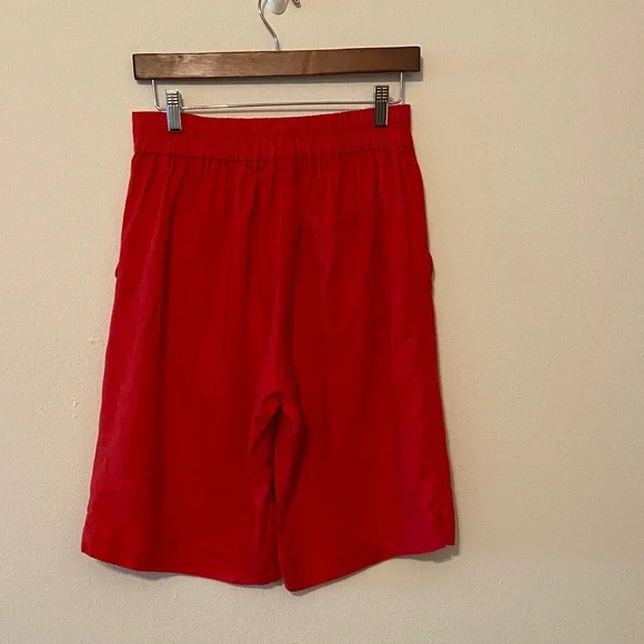 New Flax Red High-Waisted Shorts - Picture 3 of 7